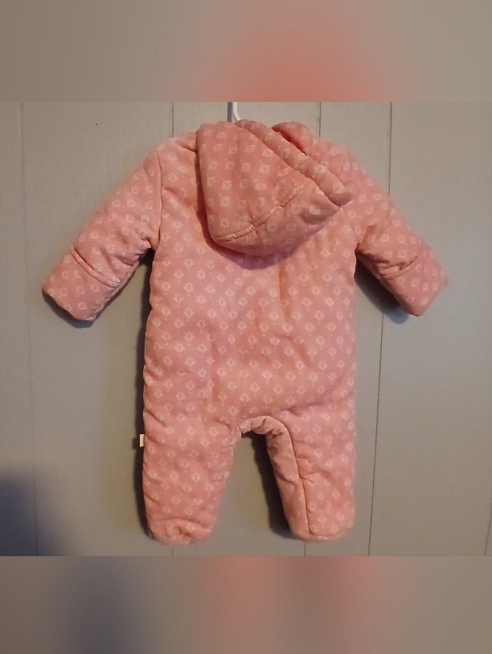 Tiny Kind Girls 3-6 Months Snow Bunting Suit - Picture 2 of 4